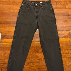 Vintage Classic Men's Levi’s 550 Black Straight-Leg Jeans size 34/30